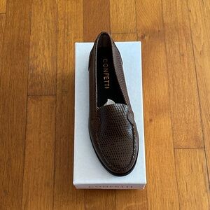 Brand new - Confetti European Brown Loafers